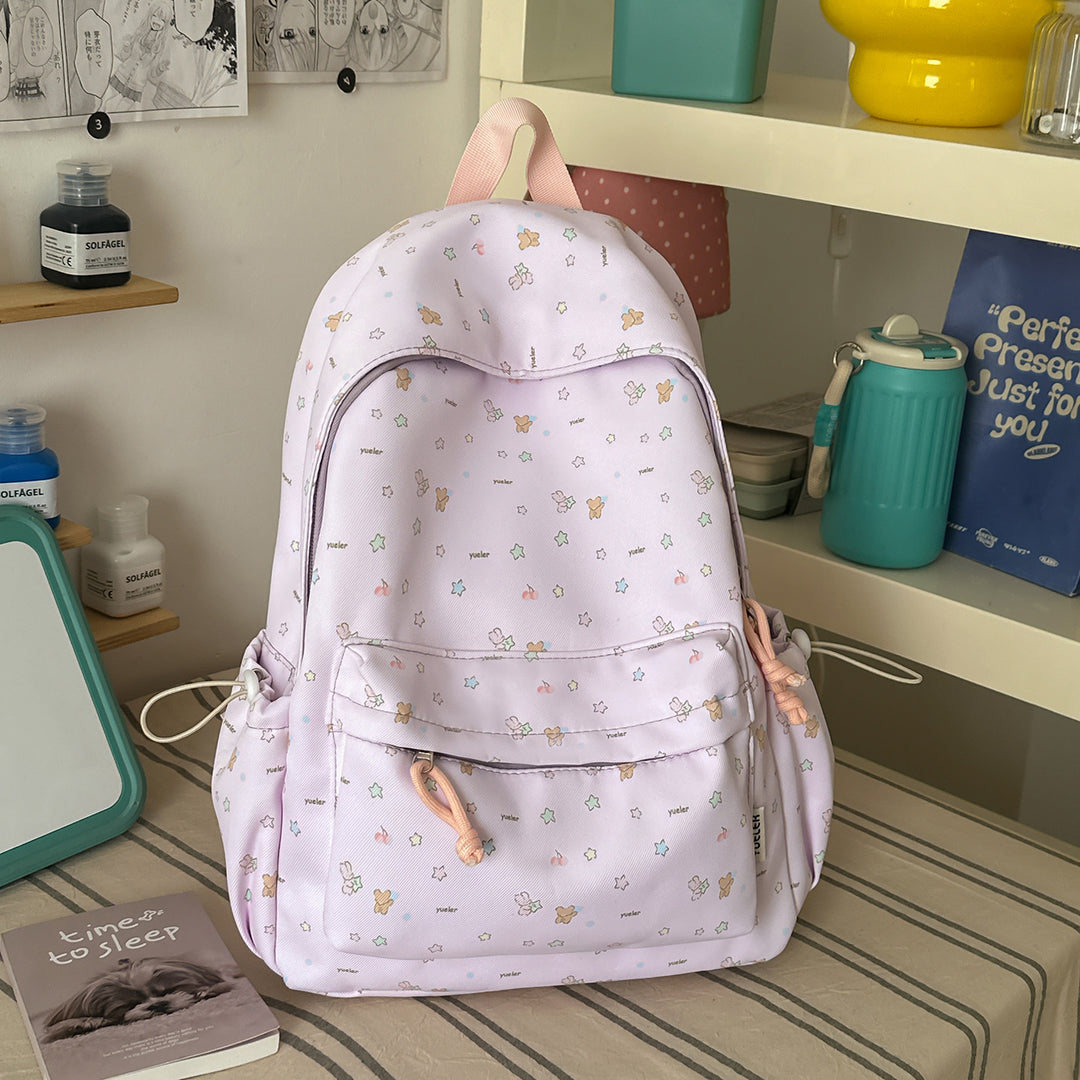Fun-Patterned Casual Backpack Bowlift