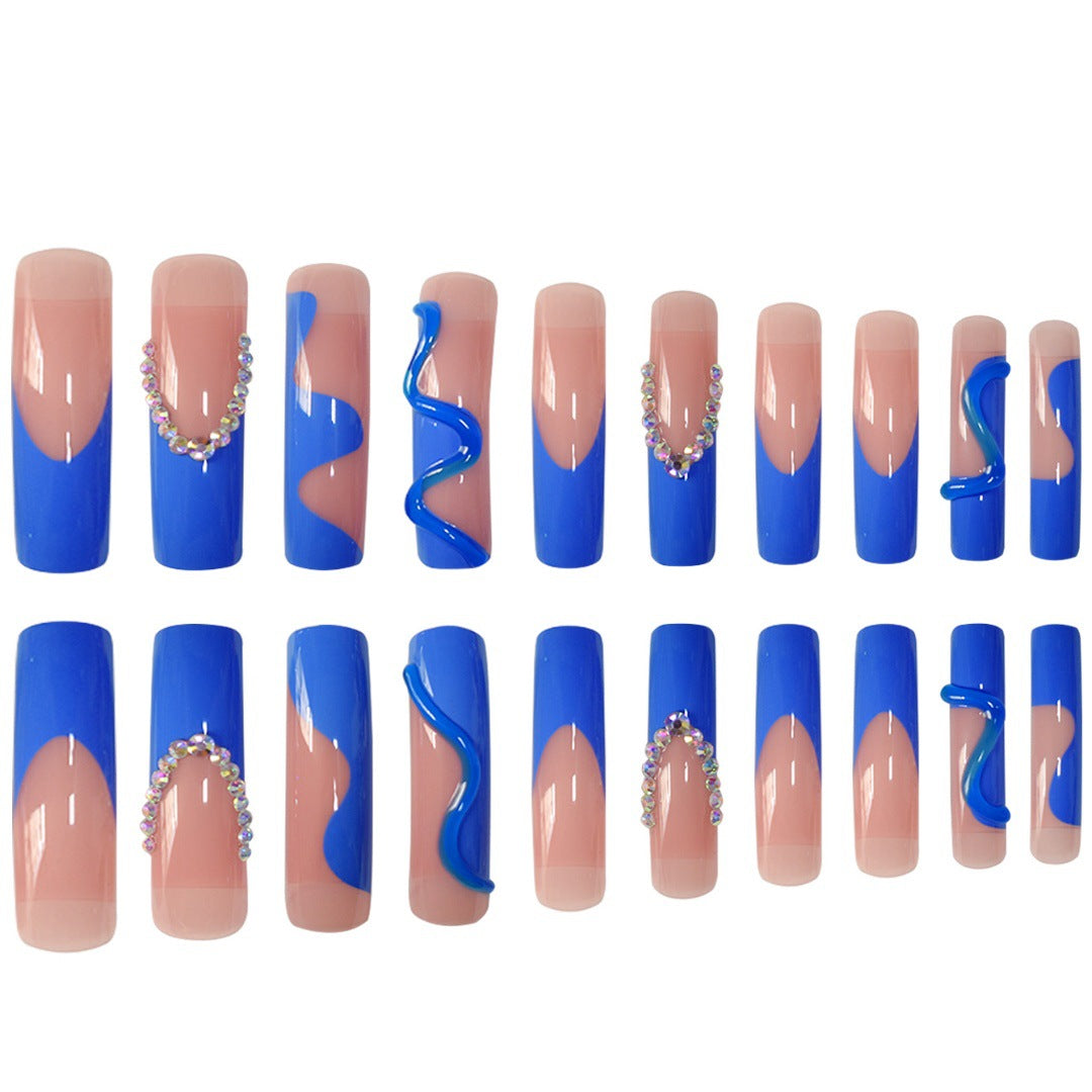 Artistic Press-On Nails Set Bowlift