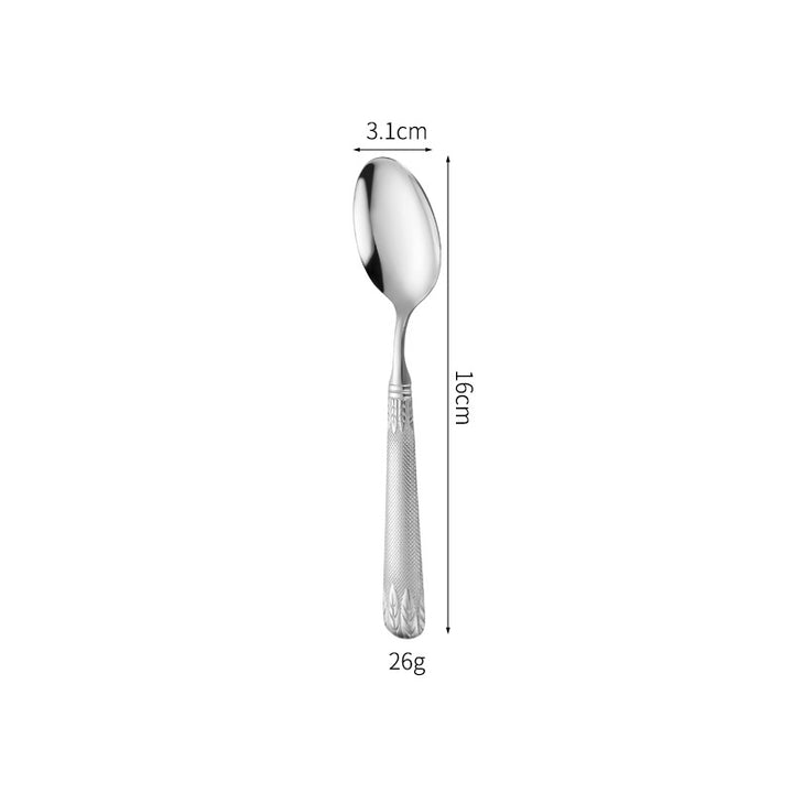 Elegant teaspoon with artistic handle design Bowlift