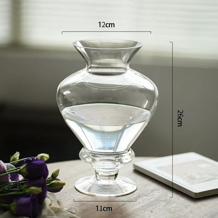 Tall Vintage-Inspired Stemmed Goblet with Pedestal Base Bowlift