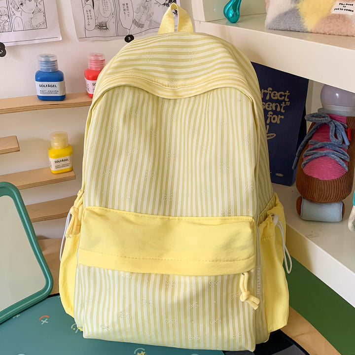 Stylish Casual Backpack with Decorative Features Bowlift