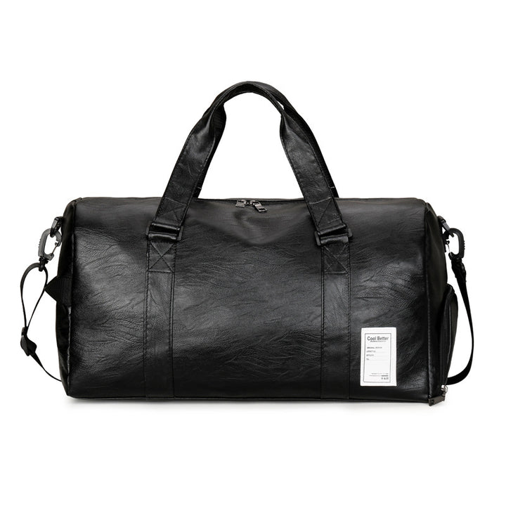 Premium Leather Travel Duffel Bag Bowlift