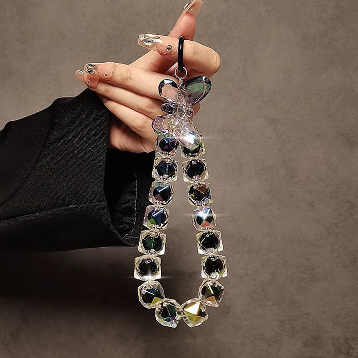 Decorative Crystal Beaded Eyewear Chain Bowlift