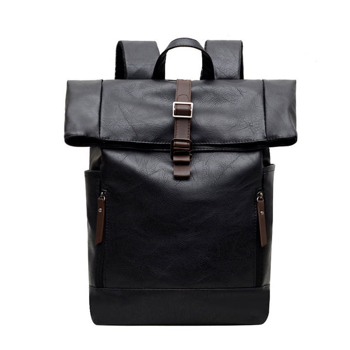 Vintage Style Leather Backpack Bowlift