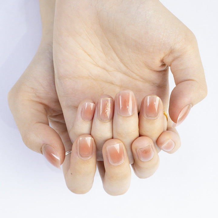 Elegant artificial nails with professional high-gloss finish Bowlift