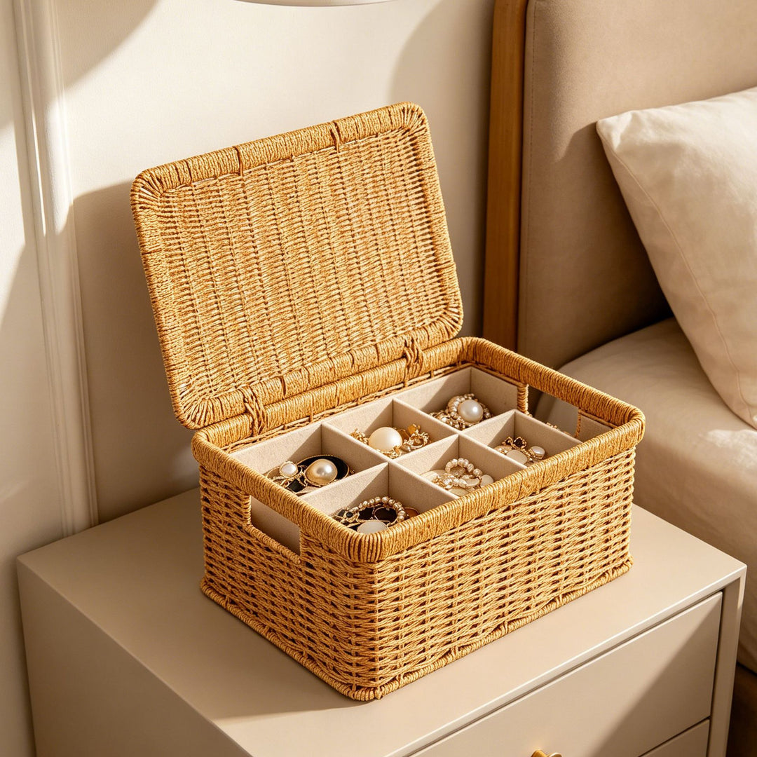 Woven Storage Basket Bowlift