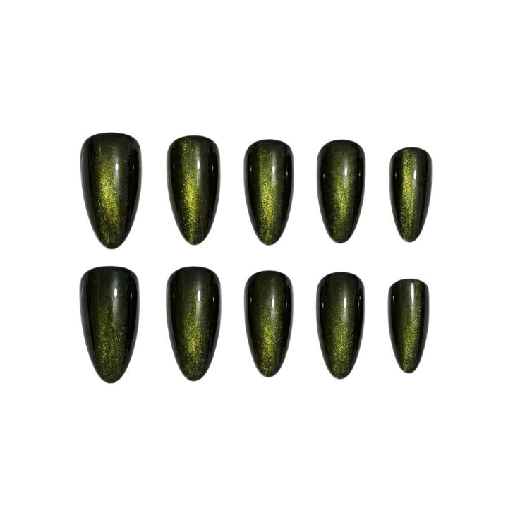 Cat Eye Stiletto Nail Enhancements