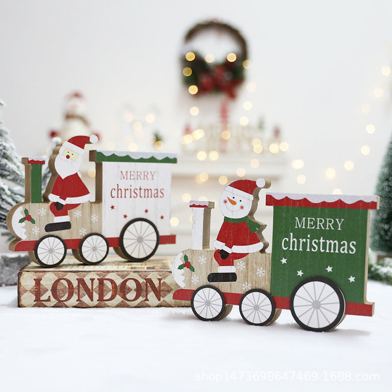 Decorative Santa Claus Train Ornament