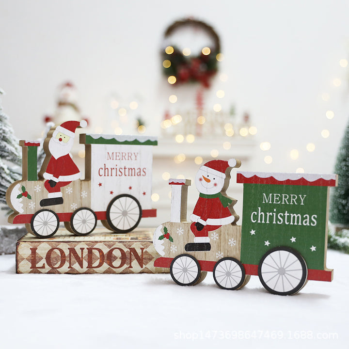 Decorative Santa Claus Train Ornament
