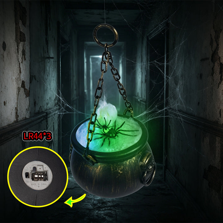 Spooky Illuminated Cauldron Decoration Bowlift