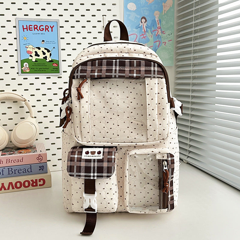 Multi-Functional Quilted Backpack Bowlift