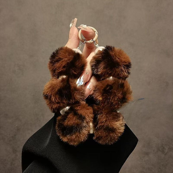 Decorative Fur Pom Pom Keychain Bowlift