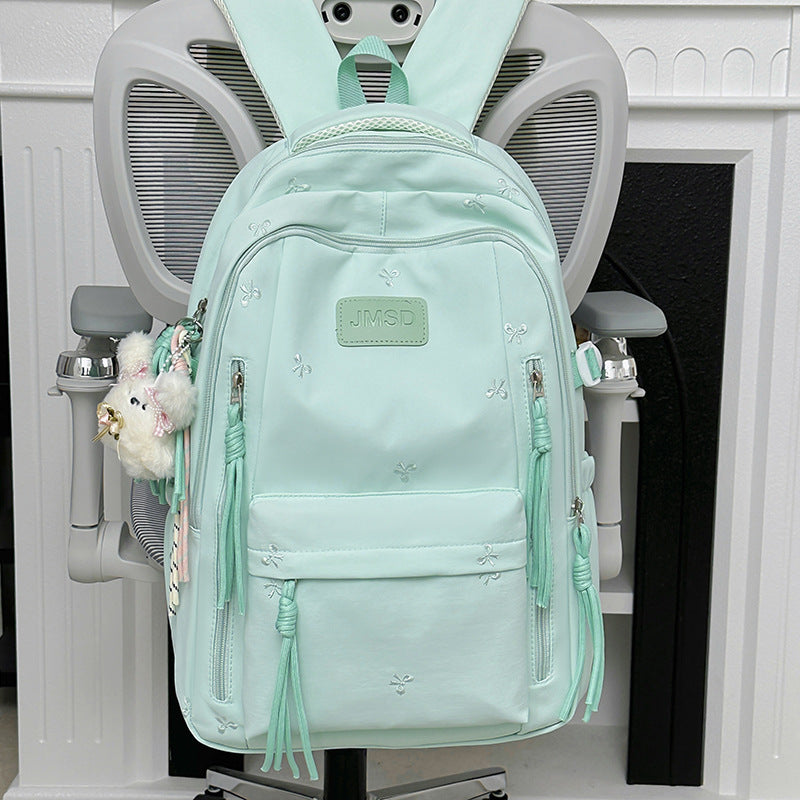 Stylish Embroidered Backpack Bowlift 1791205546