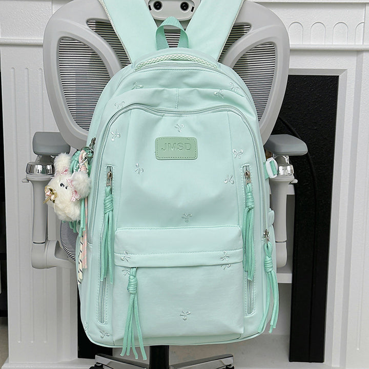 Stylish Embroidered Backpack Bowlift 1791205546