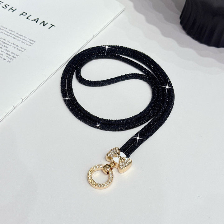 Elegant Rhinestone Eyewear Chain Bowlift