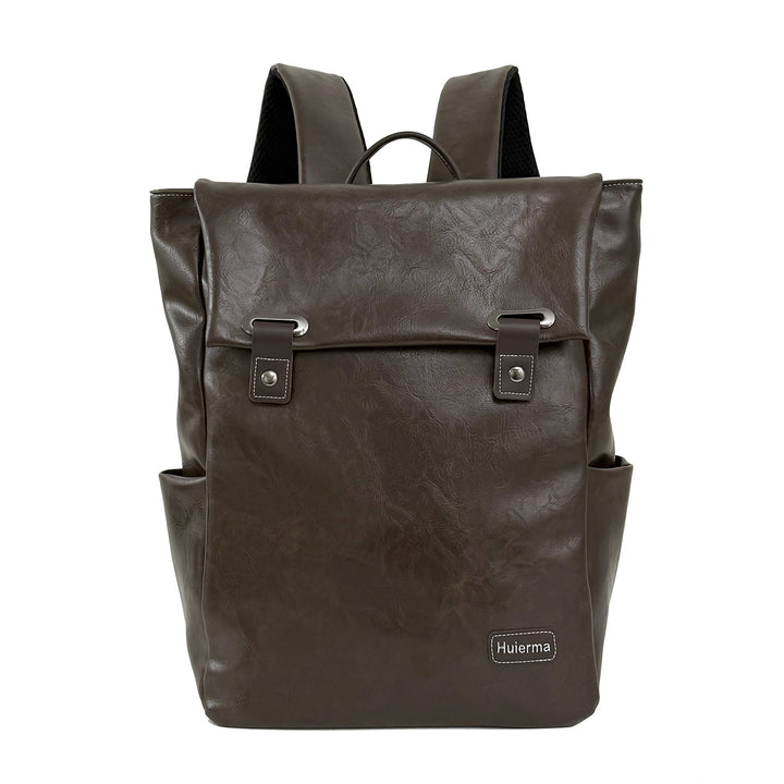 Fashionable Leather Backpack Bowlift