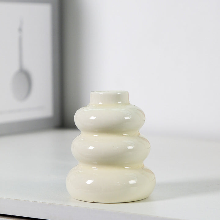 Decorative Ceramic Flower Bud Holder Bowlift