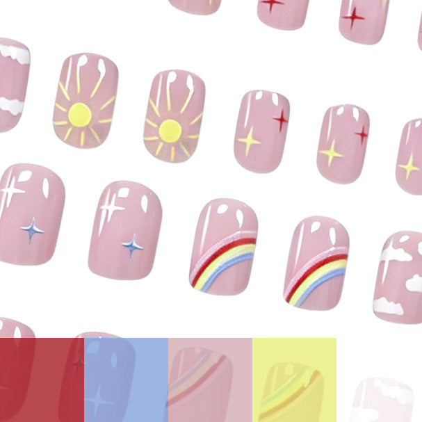 Whimsical Nail Art Design Bowlift