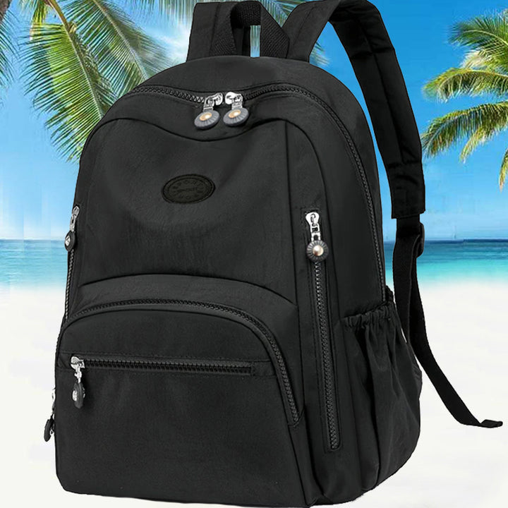 Multi-Pocket Travel Backpack with Water-Resistant Material Bowlift