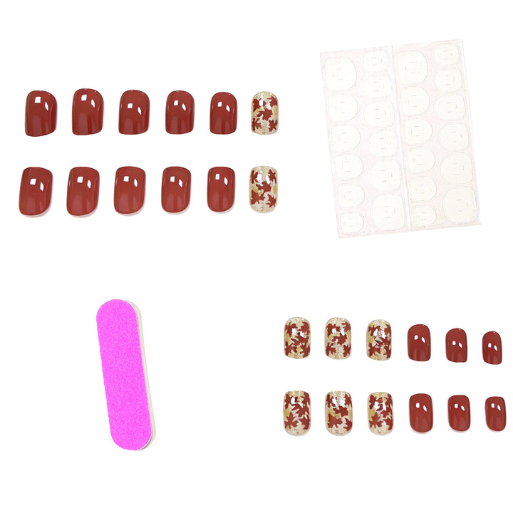 Seasonal Fall-Themed Nail Art Bowlift