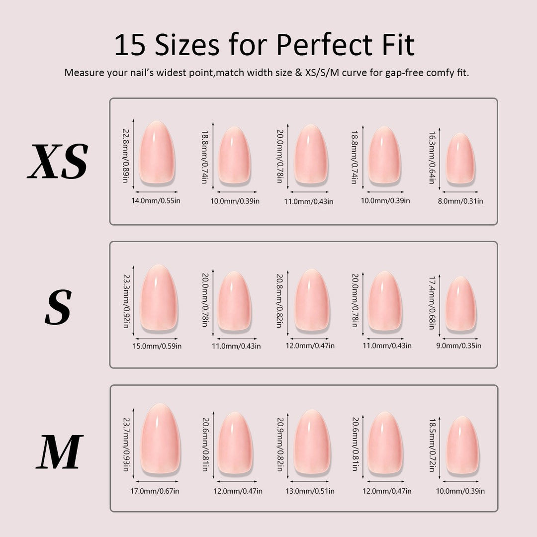 Artificial nail set with maritime motifs Bowlift