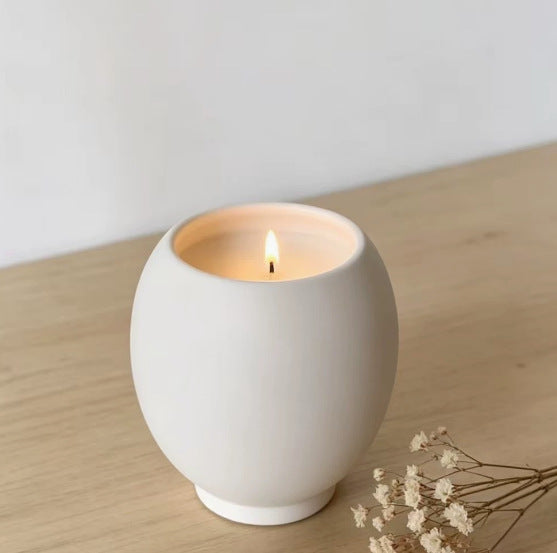 Elegant Minimalist Ceramic Candle Holder Bowlift