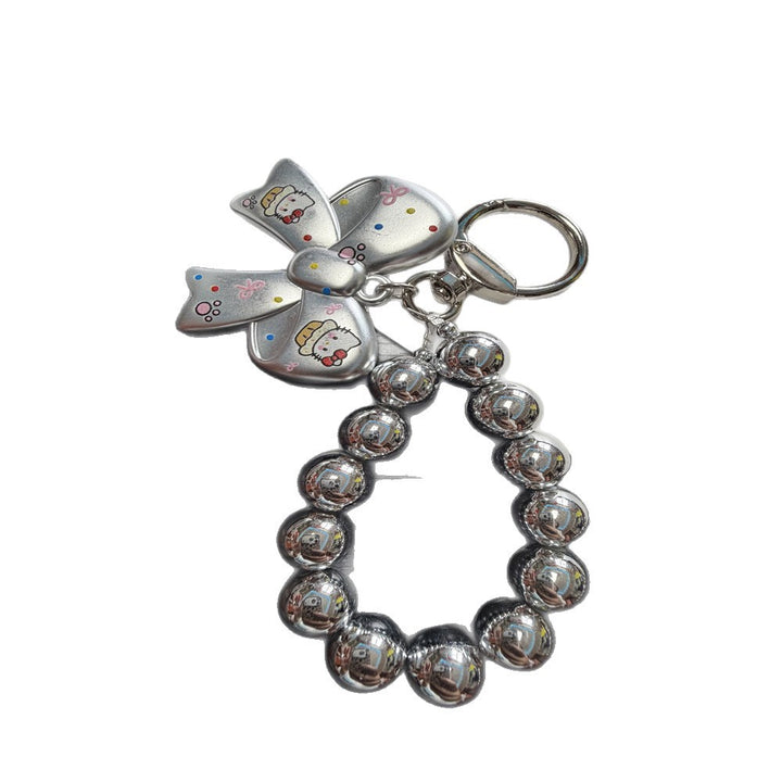 Playful Beaded Keychain Holder Bowlift