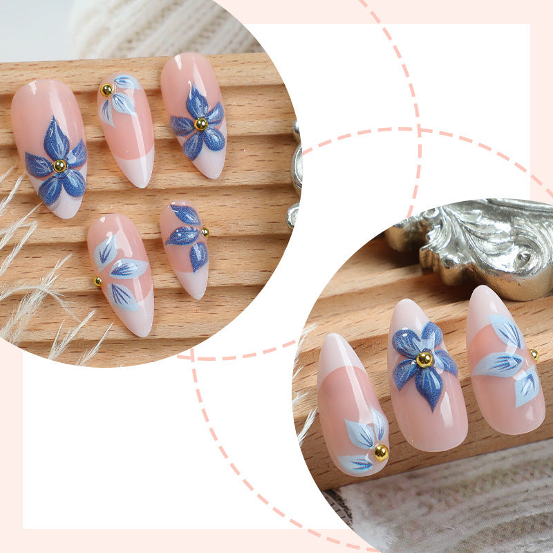 Creative nail art set with floral 3D designs Bowlift