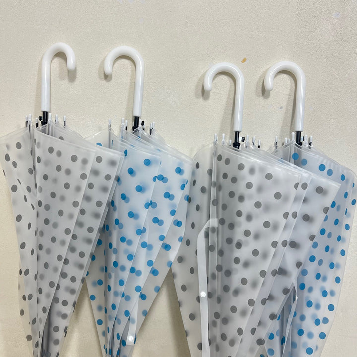 Women's transparent umbrella with polka dots Bowlift