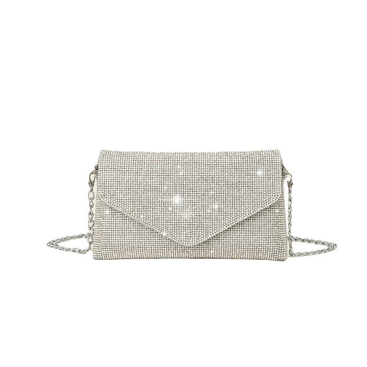 Rhinestone-Studded Evening Clutch