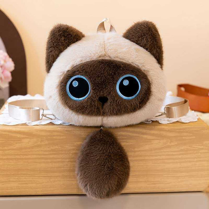 Cute Plush Animal Backpack Bowlift