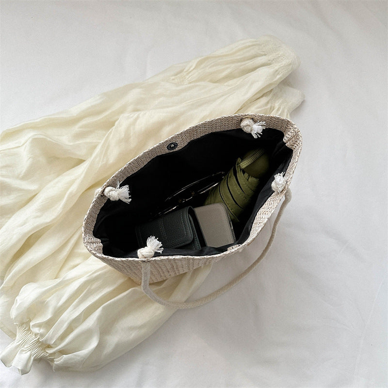 Bohemian Woven Beach Tote