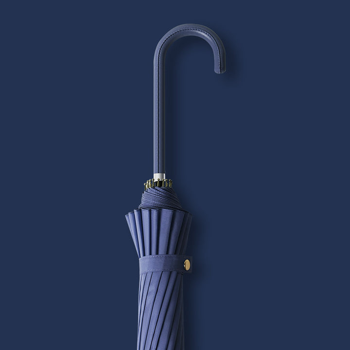 Women's elegant folding umbrella with non-slip handle and wind-resistant technology Bowlift