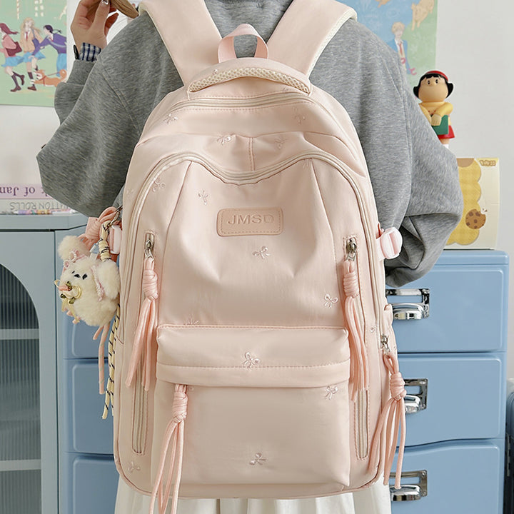 Stylish Embroidered Backpack Bowlift 1791205546