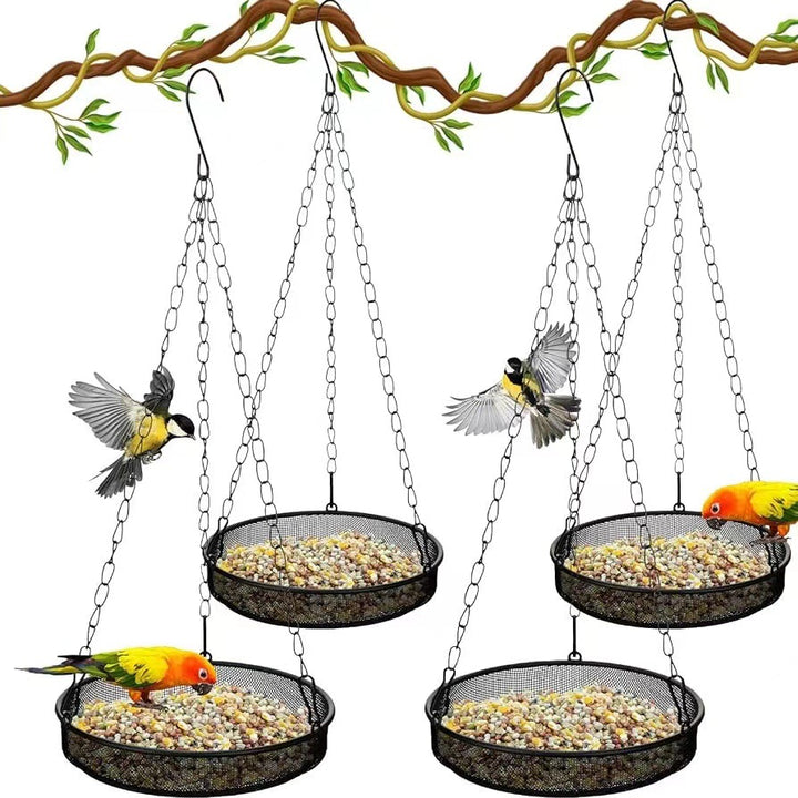 Hanging Bird Seed Feeder Bowlift