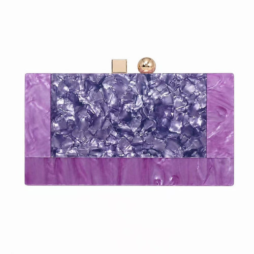Decorative Acrylic Evening Clutch