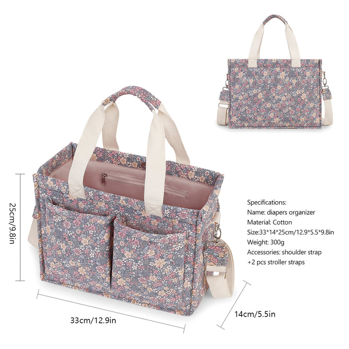 Flower pattern handbag Bowlift