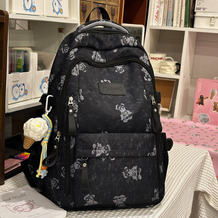 Cute Cartoon-Themed Backpack Bowlift