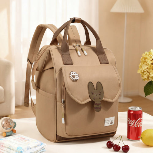 Fun-Themed Multi-Pocket Backpack Bowlift