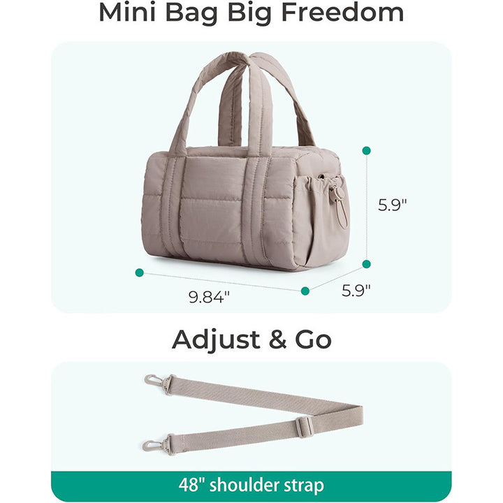 Multifunctional Padded Handbag Bowlift