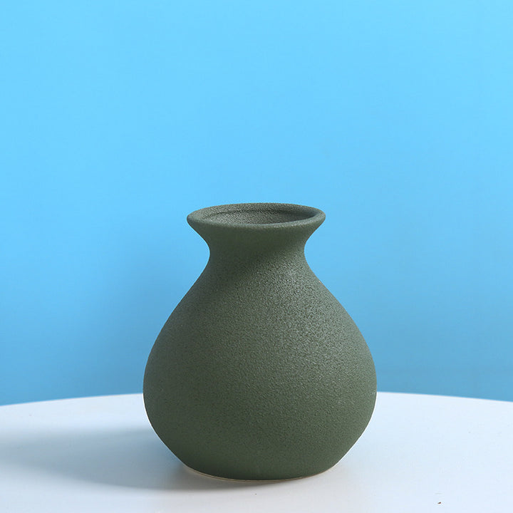 Modern Textured Decorative Ceramic Vase Bowlift