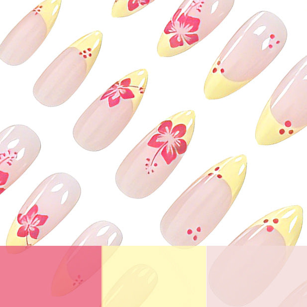 Tropical Floral Nail Art Bowlift