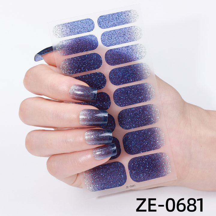 Glitter Ombre Nail Wraps  1790954415