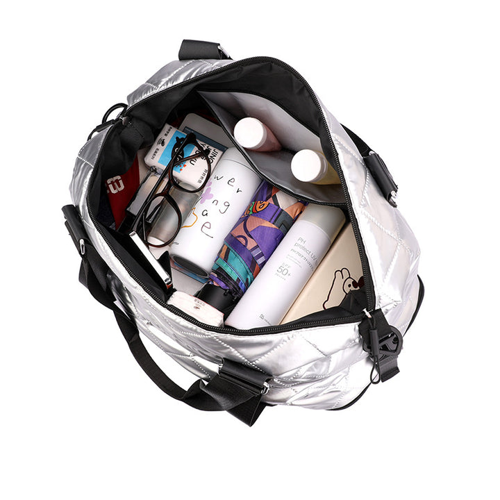 Stylish Quilted Sports Duffle Bag Bowlift