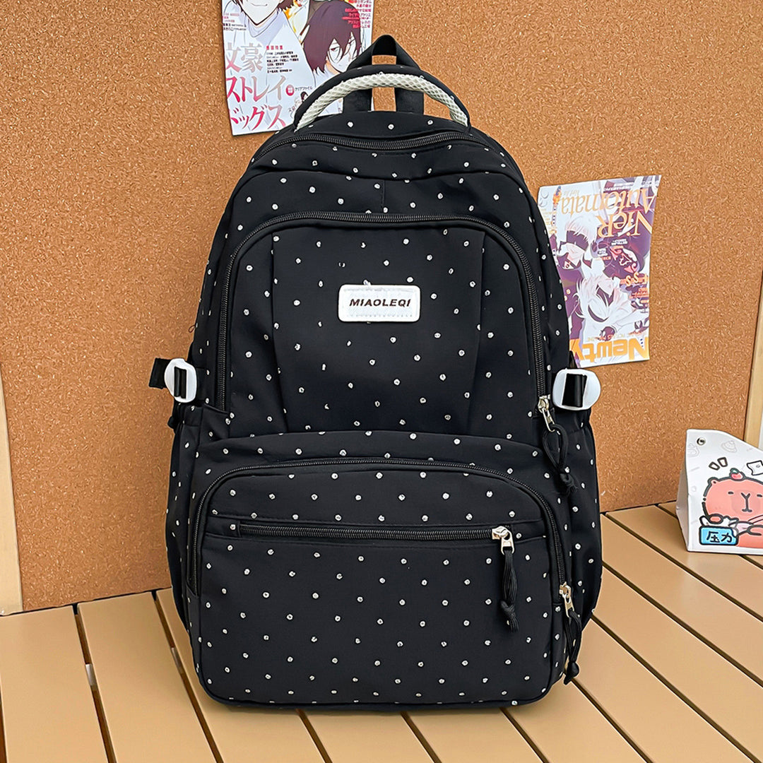 Multifunctional Polka Dot Backpack Bowlift