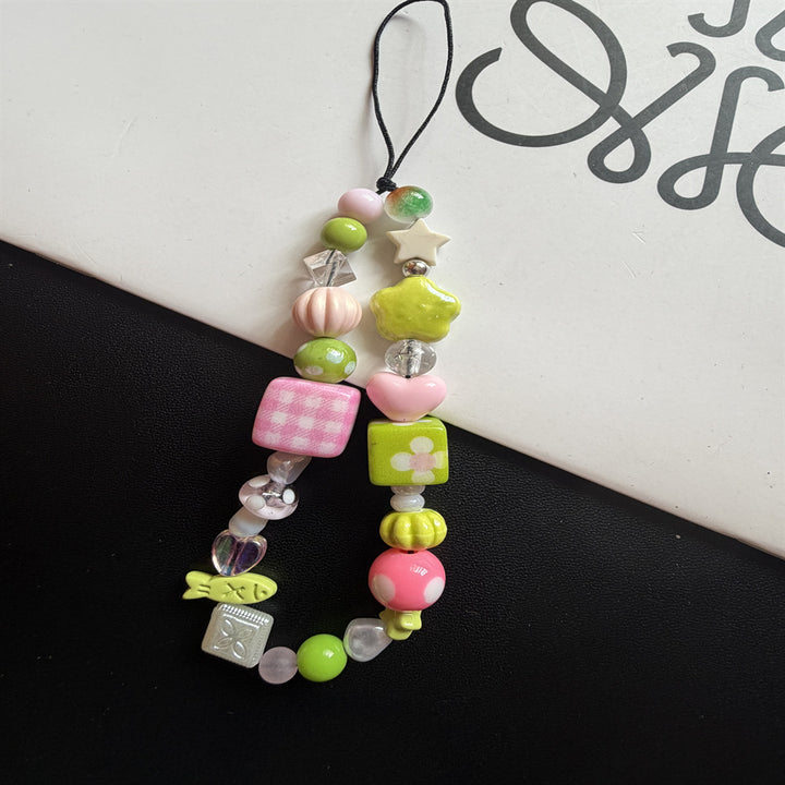 Fun Decorative Beaded Keychain Bowlift