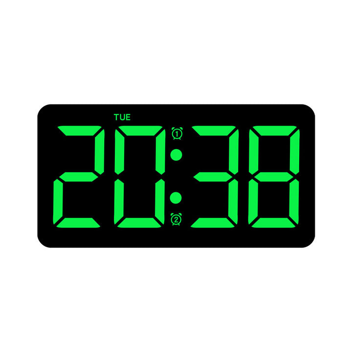 Digital LED Alarm Clock with Large Display Bowlift