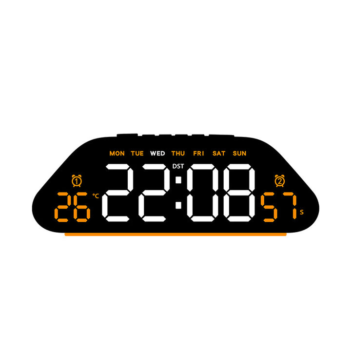 Digital Multifunctional Alarm Clock with Temperature and Date Display Bowlift