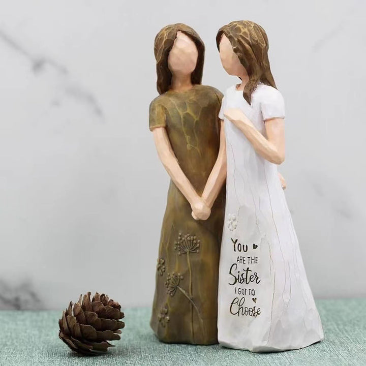 Sisterhood Decorative Art Statue Bowlift
