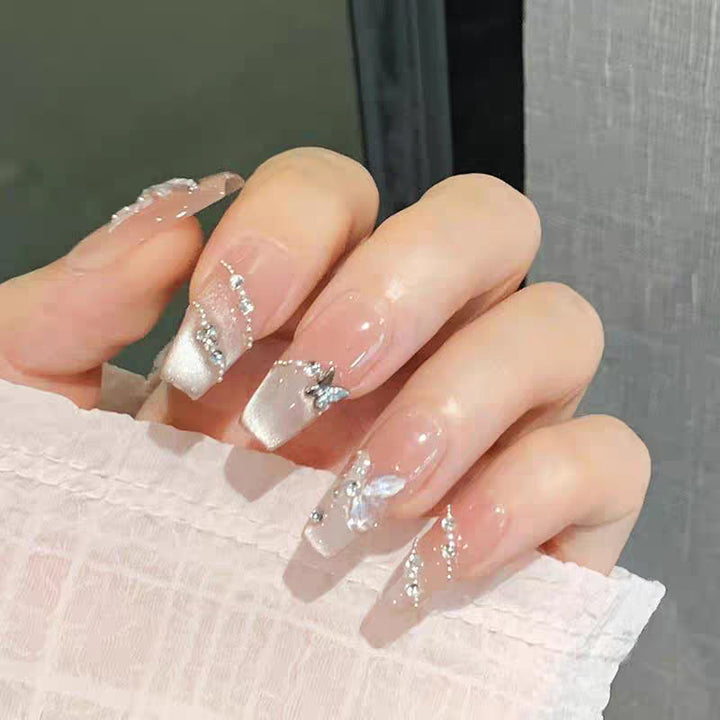 Glossy Square Tip Nail Enhancements